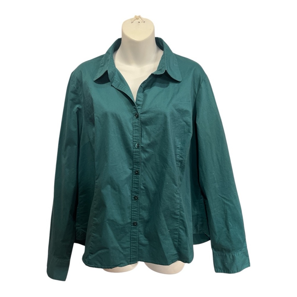 George dark green Women's Button Down Shirt. Size XL. 16/18